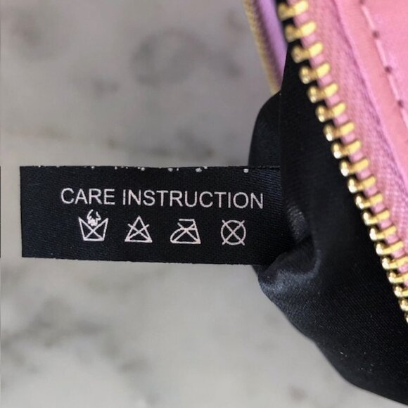 PRADA CANDY Set of Cosmetic Bags Pink Fabric Zip Top Rectangular NWOT - Picture 13 of 17